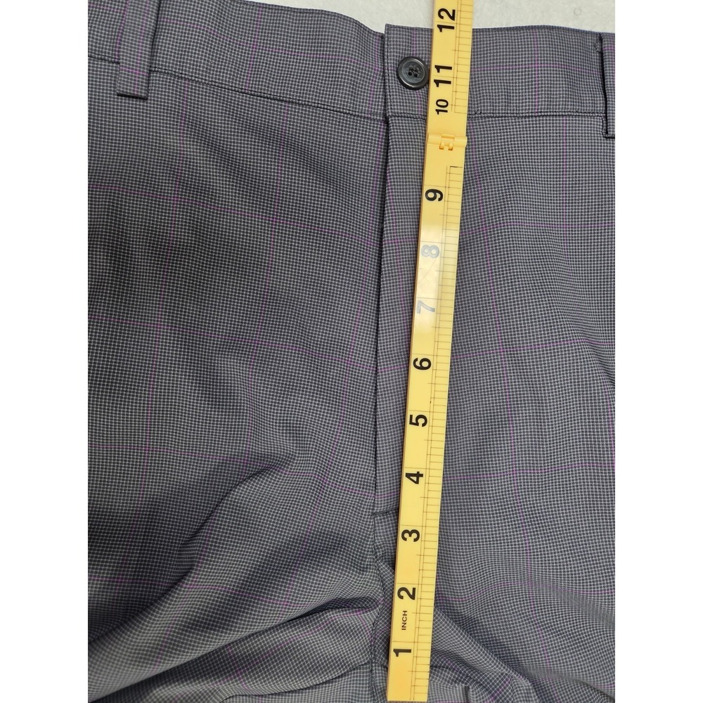 Nike Golf Tartan Plaid Tour Performance Dri Fit Pants Mens 34x30 Gray Athleisure - Picture 6 of 9